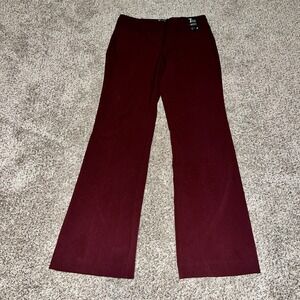 Brand New 7th Avenue Pant Bootcut New York & Company Maroon/Burgundy Pants Sz 4
